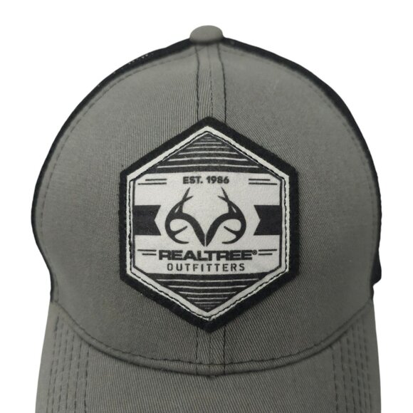 Realtree Outfitters Logo Patch Mesh Snapback Cap Trucker Baseball Hunting Hat - Picture 7 of 13